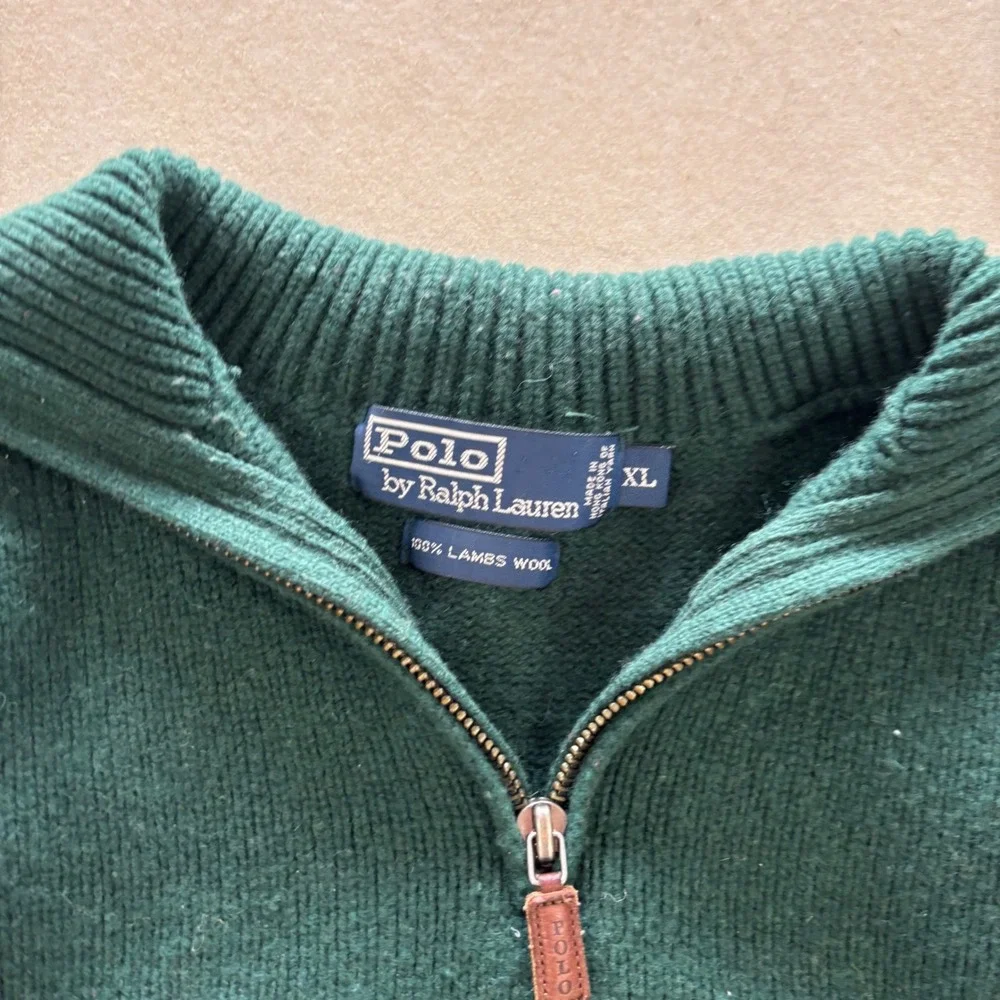 Y2K Polo Ralph Lauren Quarter Zip Sweater